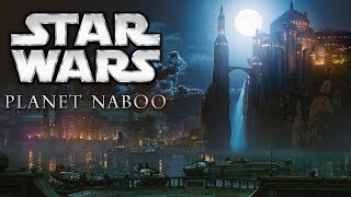 Planet Naboo ASMR City Night ⋄ Star Wars Ambience ⋄ Relax amp Study ⋄ Lake sounds [upl. by Aisatnaf]