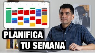 Cómo Planificar tu Semana para Ser Más Productivo [upl. by Emad]