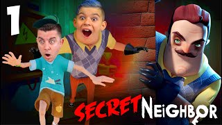 BREAKING INTO THE SECRET NEIGHBORS BASEMENT Hello Neighbor Secret Neighbor Gameplay 1 [upl. by Etiuqram]