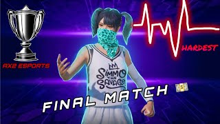 FINAL MATCH IN TOURNAMENT🔥  CASH PRIZE 💛 GOOD LOBBY  AX2 ESPORTS  shortvideo [upl. by Wardlaw]