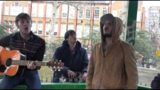 Black Lips  Bow Down and Die acoustic  Bandstand Busking [upl. by Hospers]