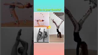 Anna Mcnulty vs Lexi Rivera vs The Rybka Twins  Tiktok Flexibility Challenge💕 [upl. by Naahs]