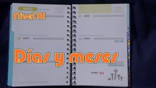 Días y meses Nivel A1 [upl. by Aidaas]