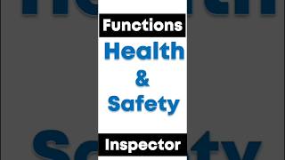 Functions of labour Inspector healthandsafety [upl. by Wieche607]