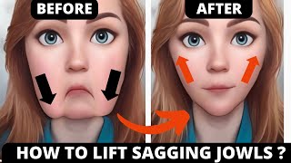 FACIAL EXERCISES FOR SAGGING JOWLS SAGGY SKIN  CHEEKS LIFT  REMOVE WRINKLES ON THE FACE [upl. by Jelsma48]