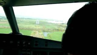 easyJet Airbus A319 landing at Glasgow [upl. by Tamara]