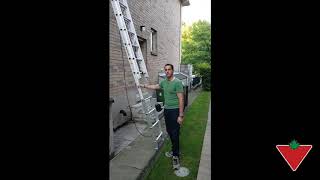 My product review Mastercraft Extension Ladder 24 [upl. by Ethbin]