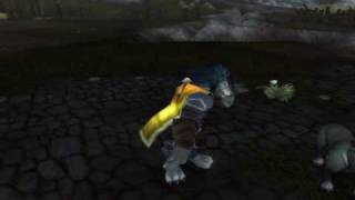 Worgen Emote Animations The Worgen Dance [upl. by Anauqal]