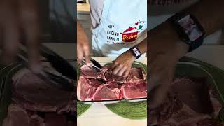 Chuletas de cerdo a la naranja Receta en 60 segundos o menos… recetasfaciles chuletas [upl. by Naimaj]