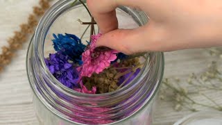 How to Preserve Flowers in a Jar [upl. by Savadove37]