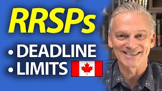 RRSP Contribution Deadline and Deduction Limits  Investing for Canadians [upl. by Ybrek547]