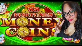 88 fortunes Money Coins play at the HorseShoe Casino Lake Charles [upl. by Ardnajela]