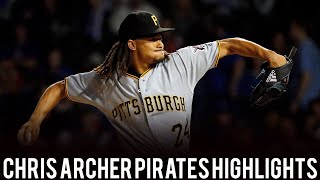 Chris Archer  Pirates Highlights [upl. by Rbma988]