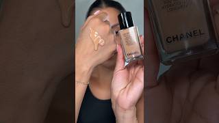 Day 2 chanel LES BEIGES Healthy Glow foundation oilyskin ultabeauty newmakeup beauty fyp [upl. by Yrrok]