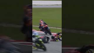 Moto3 crash Stefano nepa perfect reflex [upl. by Idnym323]