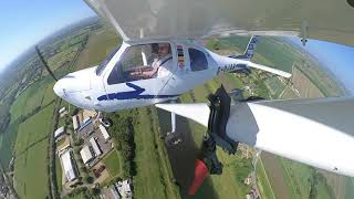 Jabiru SK Flying DOWNHAM MARKET UK insta360 one r camera [upl. by Kenneth]