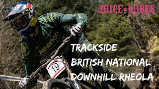 TRACKSIDE 🔥RAW action from National Downhill Series round 1 at Rheola [upl. by Josy]