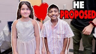 Young Boy Makes Reema Blush HE PROPOSED [upl. by Candida736]