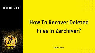 How To Recover Deleted Files In Zarchiver [upl. by Eppes]