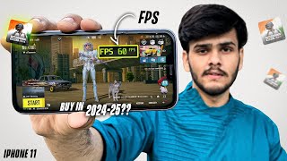 iPhone 11 BGMI Test With FPS Meter  Should You Buy in 202425   iPhone 11 iOS 18 Gaming Test🔥 [upl. by Marguerita628]