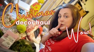 MASSIVE Christmas Home Decor Haul 2024  Stores for every budget [upl. by Schwinn]