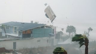 Extreme 4K Video of Category 5 Hurricane Michael [upl. by Asha42]