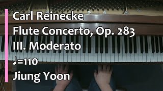 Piano Part Reinecke Flute Concerto Op 283 III Moderato ♩110 [upl. by Llimaj]