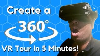 Learn How To Create An interactive 360 VR Tour in 5 Minutes [upl. by Tingley10]