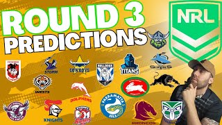 NRL Round 3 Predictions 2024 🏉 [upl. by Goody]