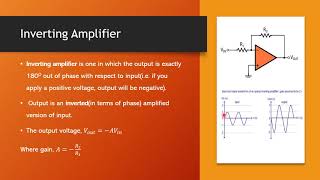 inverting non inverting amplifiers differentiator amp integrator [upl. by Nottage]