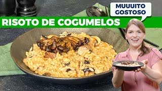 Como fazer um Risoto de Cogumelo PERFEITO [upl. by Helaina]