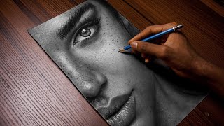 TRYING HYPER REALISM FOR THE FIRST TIME  HYPER REALISTIC DRAWING TUTORIAL FOR BEGINNERS [upl. by Hsaka]