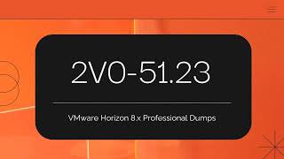 Real Dumps for VMware Horizon 8x Professional 2V05123 Exam [upl. by Grimona]