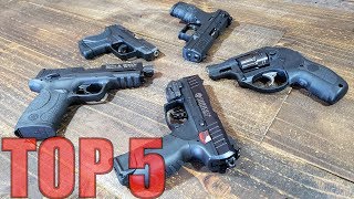 TOP 5 22LR HANDGUNS FOR SELF DEFENSE [upl. by Wurster]