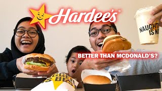 FIRST TIME TRYING HARDEES IN DUBAI [upl. by Cyd]