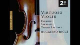 Sarasate  Introduction et Tarentelle  Ruggiero Ricci [upl. by Buckley899]