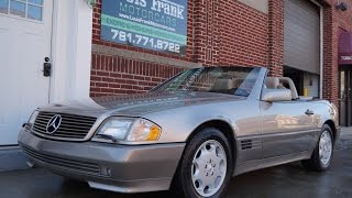 1995 Mercedes Benz SL500 Roadster Walkaround Presentation at Louis Frank Motorcars LLC in HD [upl. by Fatma]