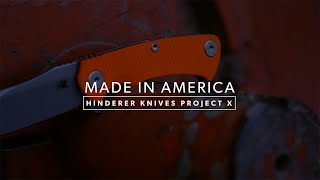 THE HINDERER KNIVES PROJECT X [upl. by Ahsimik]