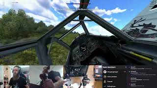 Bf 109s Nap Of Earth rushing munitions depot Air Sim [upl. by Ytak]