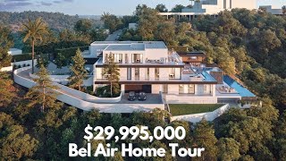 Touring an Absurd 30 Million Bel Air Luxury Home  Los Angeles Home Tour [upl. by Francesco597]