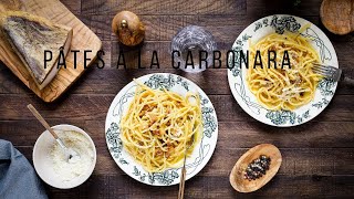 Pâtes à la carbonara la vraie recette italienne [upl. by Tod521]