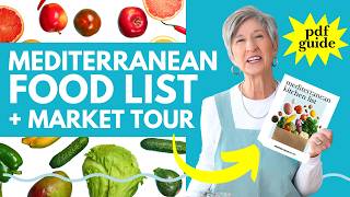 Mediterranean Diet Shopping Like a Pro  mediterranean diet food list for beginners [upl. by Doak]