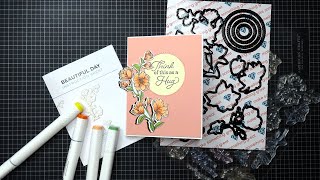 Diamond Press quotBeautiful Dayquot Stamps amp Dies Set Review Tutorial Pretty Designs for Everyday [upl. by Aaberg642]