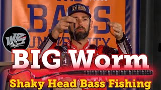 Ikes BIG BAIT Shaky Head Bass Fishing Tips [upl. by Aniat683]