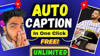 📲 Best Free Ai Captions amp Subtitles Generator App ✅ Just 1 Click [upl. by Wester]