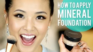 How to Apply Mineral Foundation BareMinerals [upl. by Cutter]