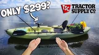 CHEAPEST Kayak Fishing Setup for Beginners From Start to Finish [upl. by Eemak]