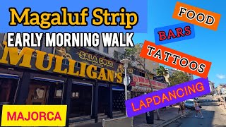 Magaluf Strip In Daylight  Magaluf  MAJORCA  2024 [upl. by Alwitt]