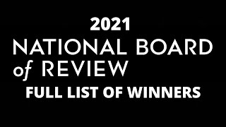 2021 NATIONAL BOARD OF REVIEW  Full List of Winners [upl. by Narod738]