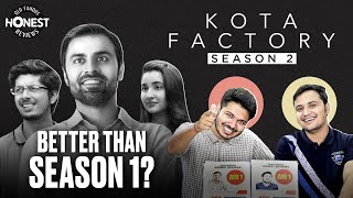 Honest Review Kota Factory 2  Mayur More Jitendra Kumar Ahsaas Channa  Kota Factory Web series [upl. by Imorej854]